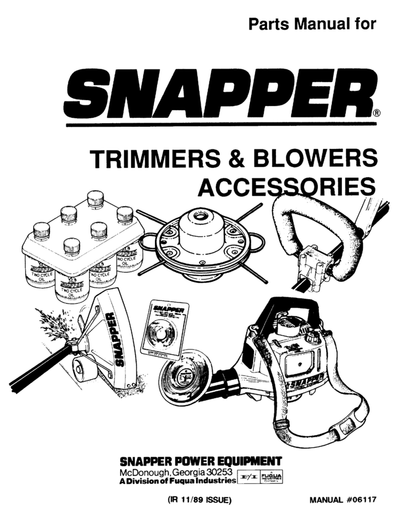 Snapper 6117 parts manual