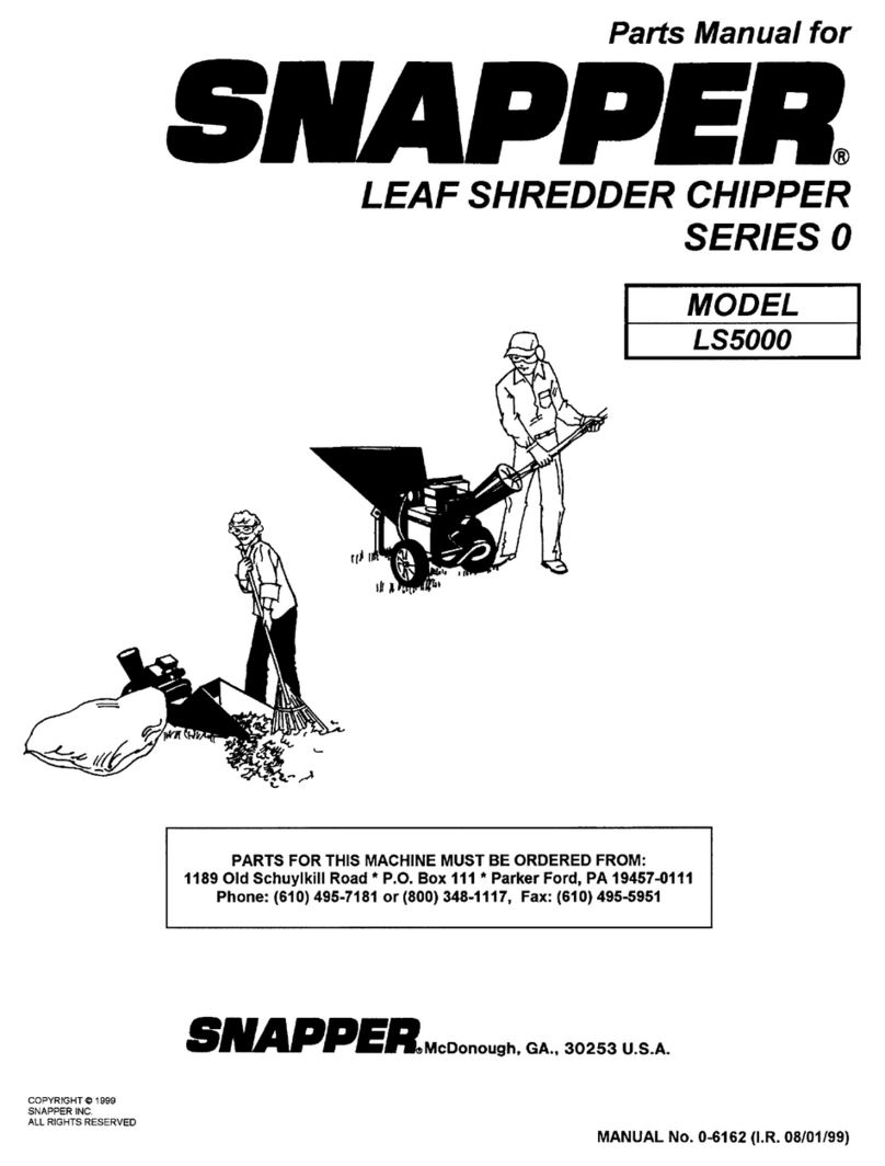 Snapper LS5000 User manual