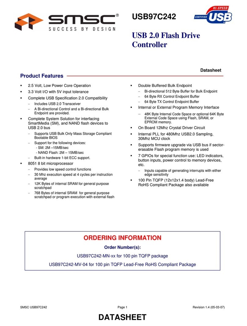 SMSC USB97C242 datasheet