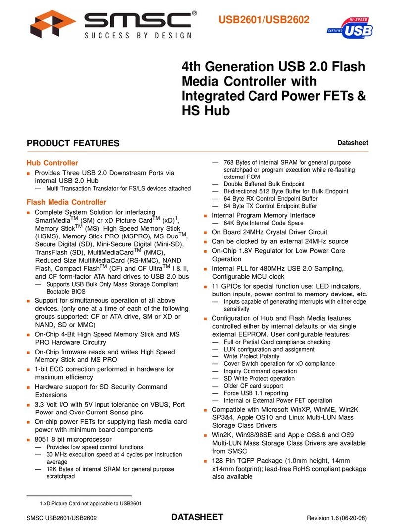 SMSC USB2601 User manual