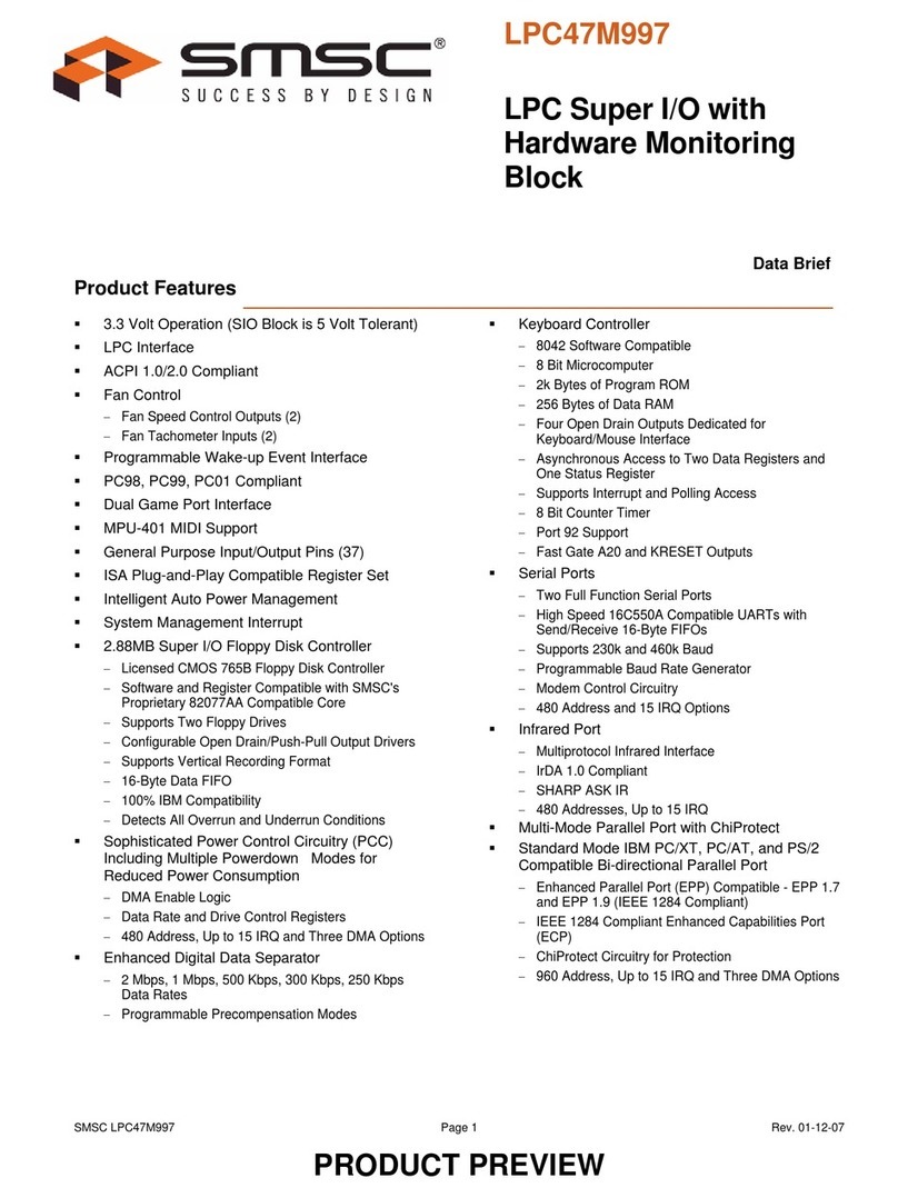 SMSC LPC47M997 Specifications
