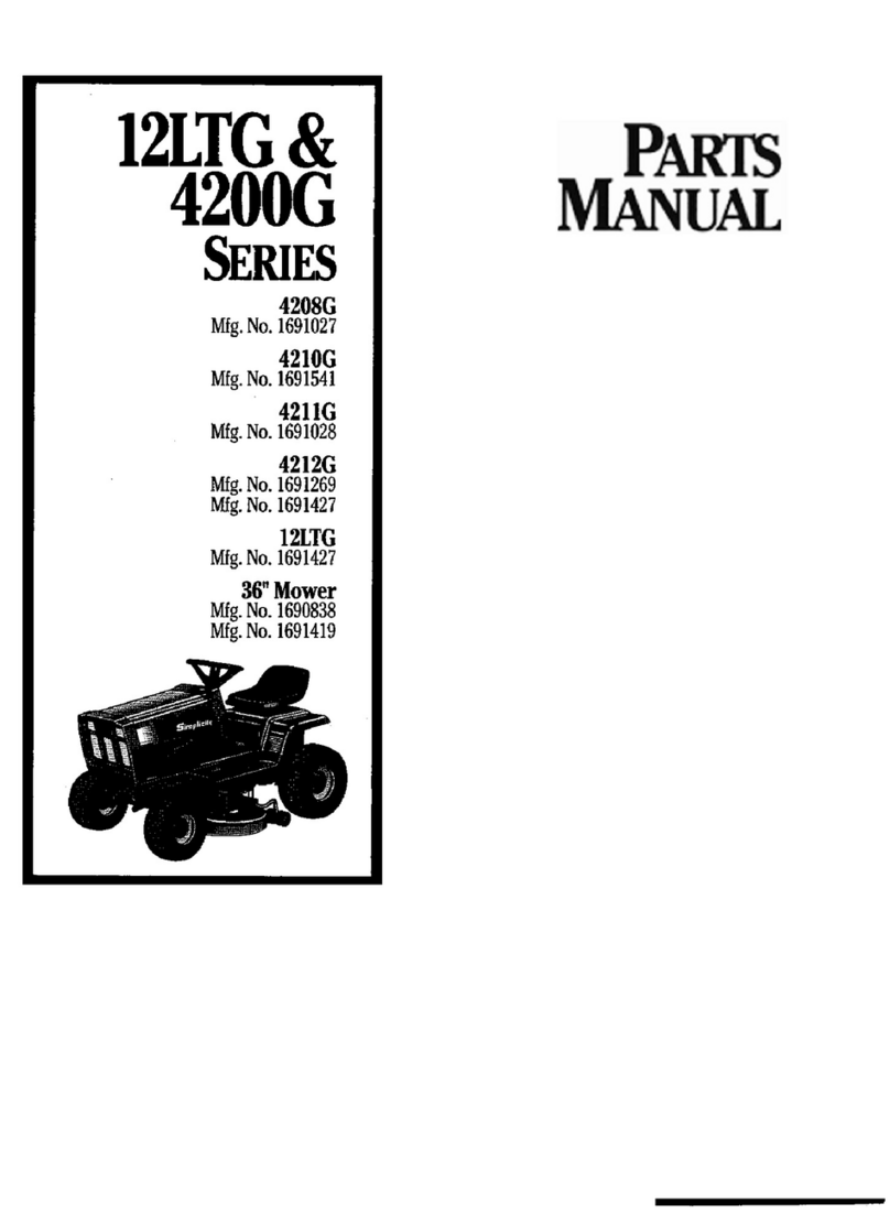 Simplicity 12LTG User manual