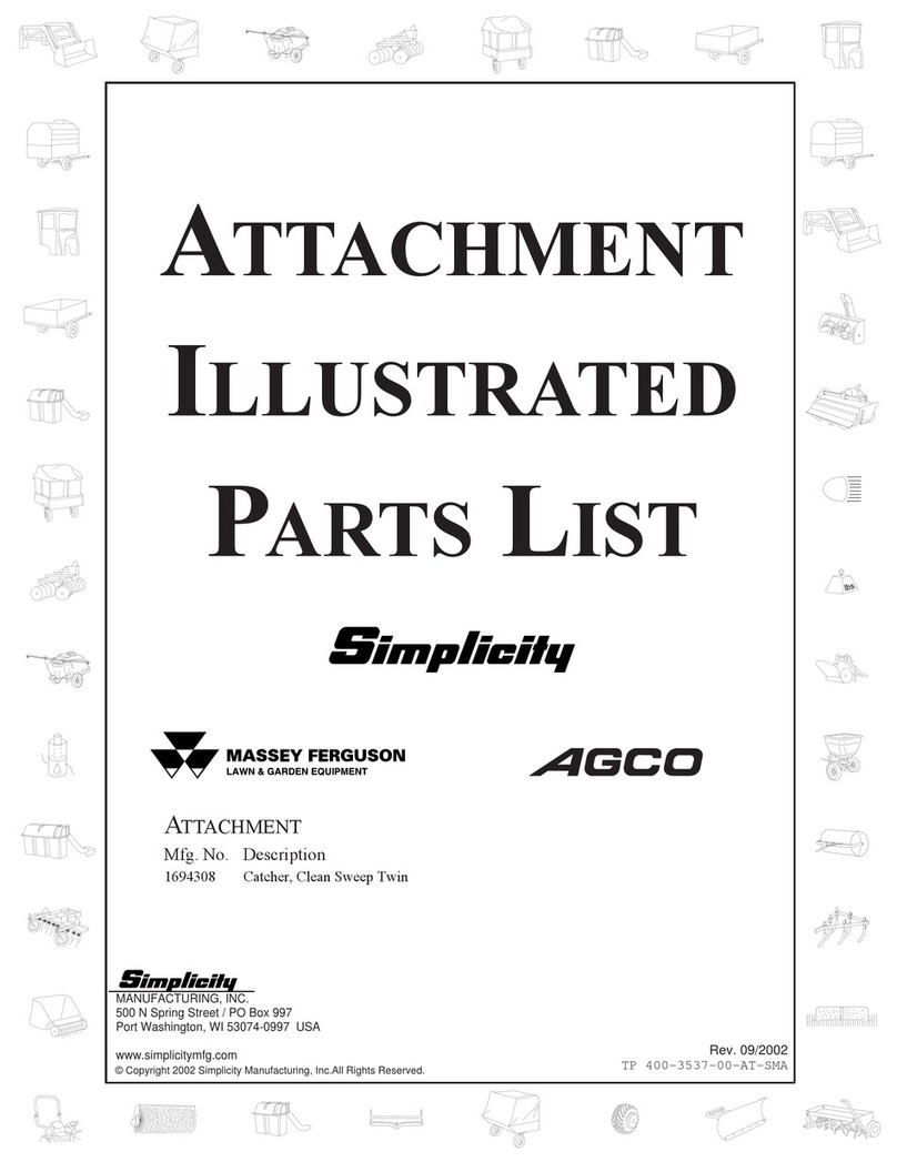 Simplicity 3537 Illustrated parts list