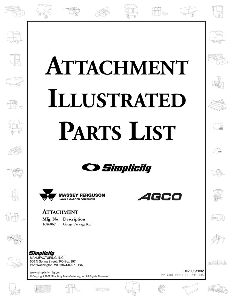 Simplicity 2621 User manual