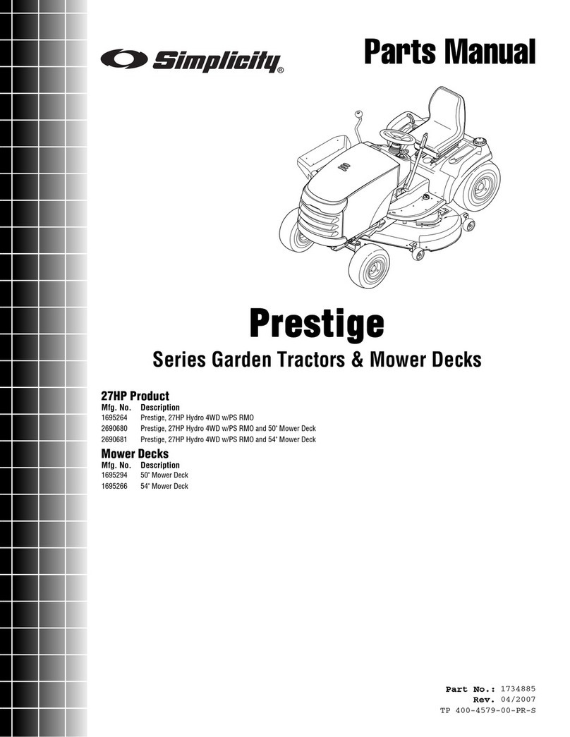 Simplicity 4579 User manual