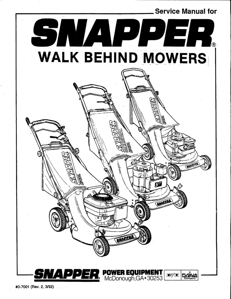 Snapper 0-7001 User manual