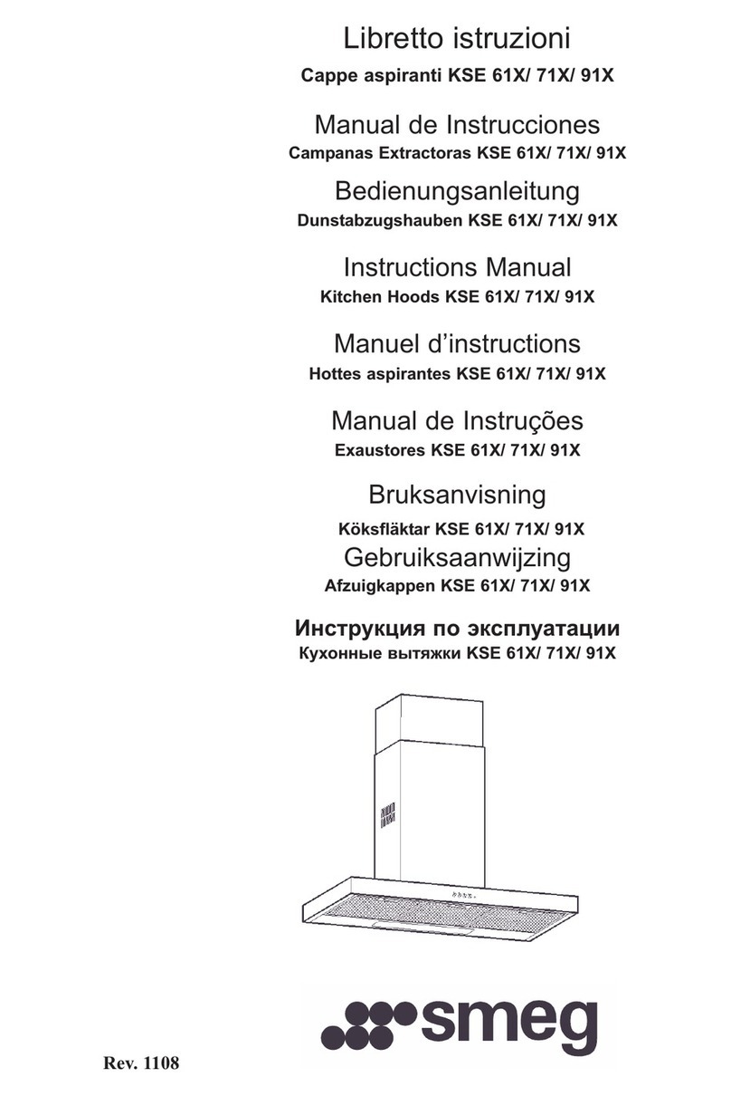 Smeg KSE 61X user manual Smeg KSE 61X user manual