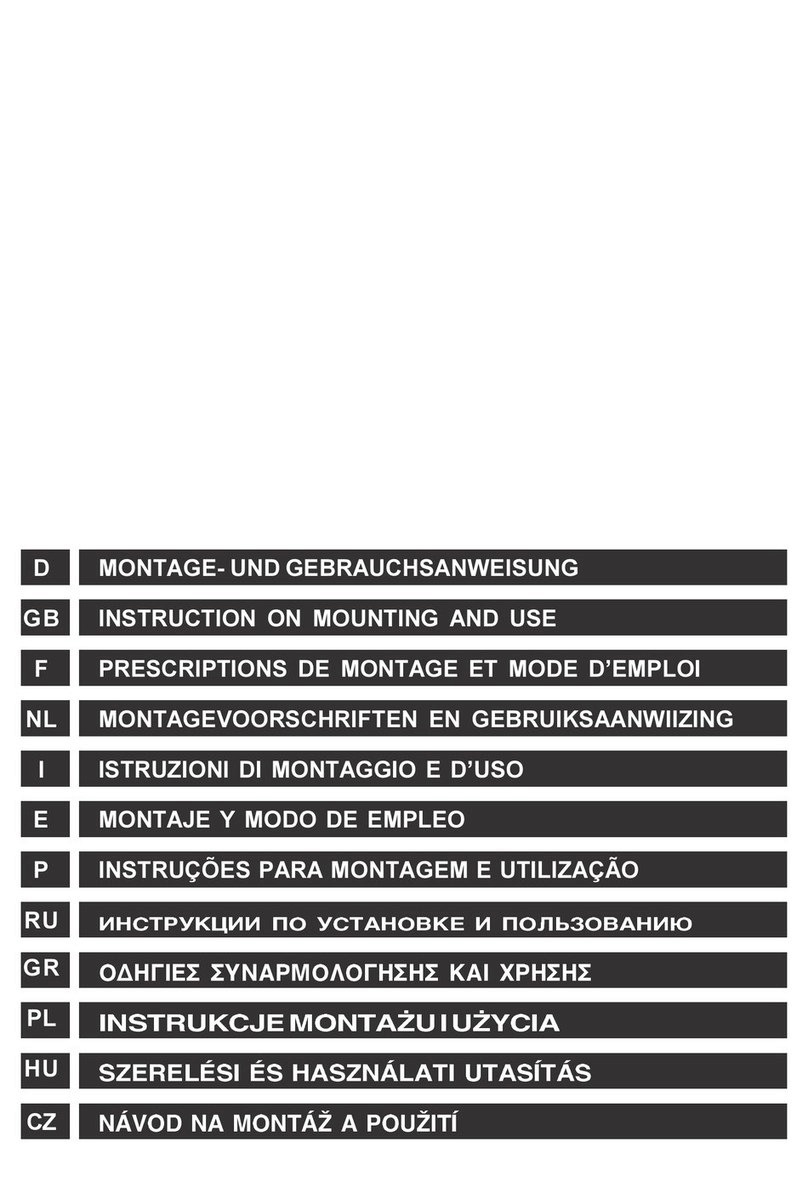 Smeg KSIV960X1 Instruction on mounting and use