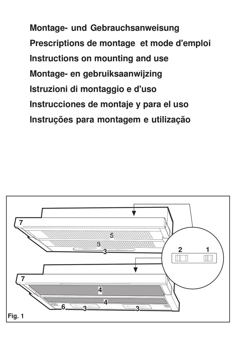 Smeg KSET65 Instruction on mounting and use