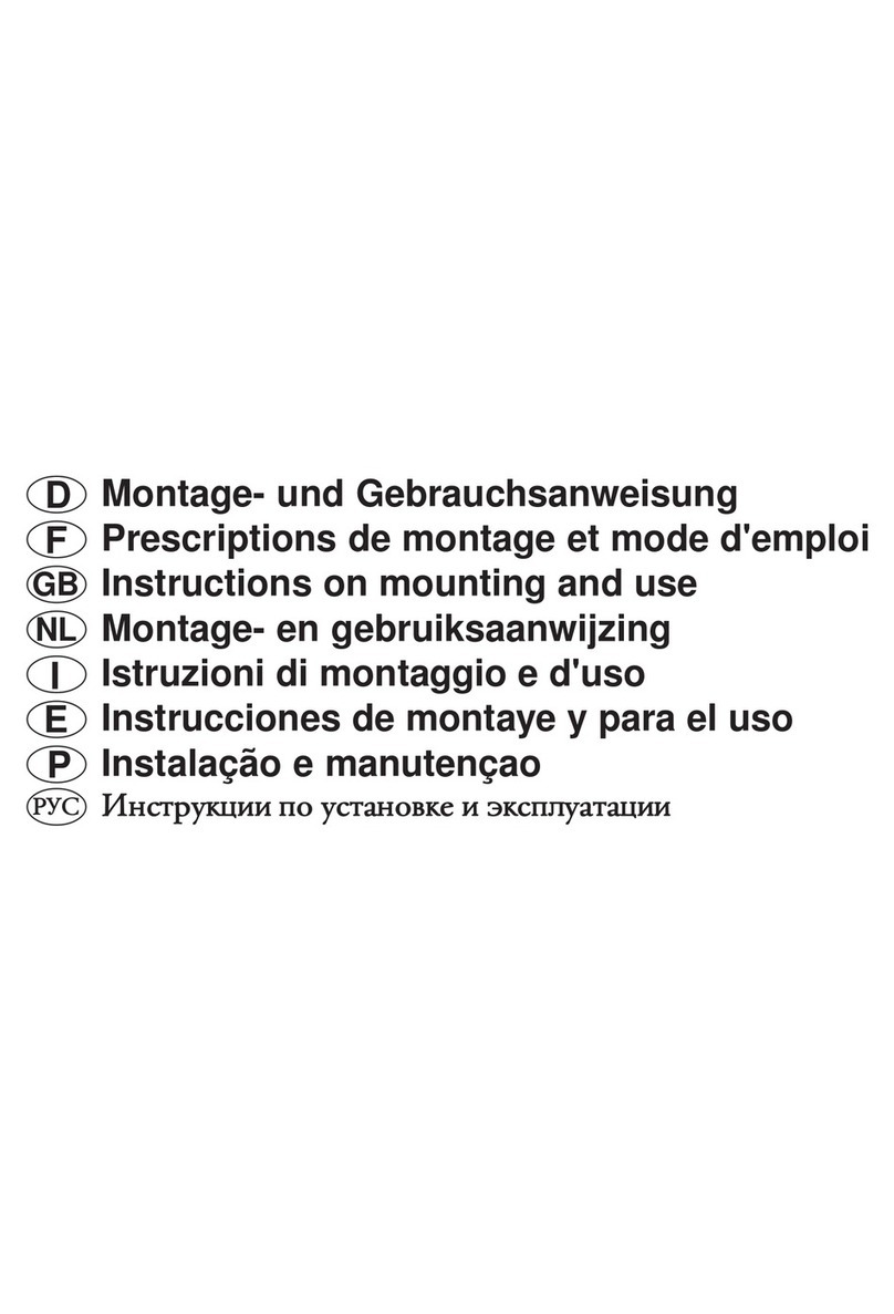Smeg KSEG52 Instruction on mounting and use