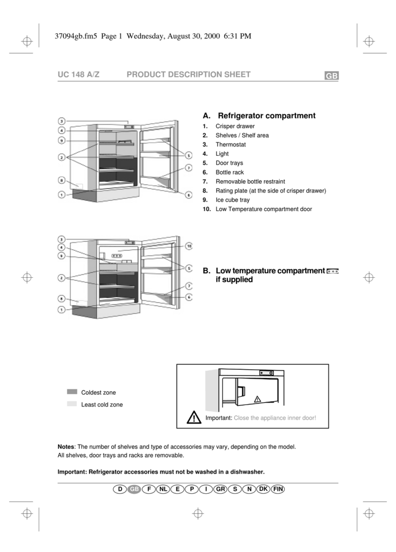 Smeg FR132A User manual