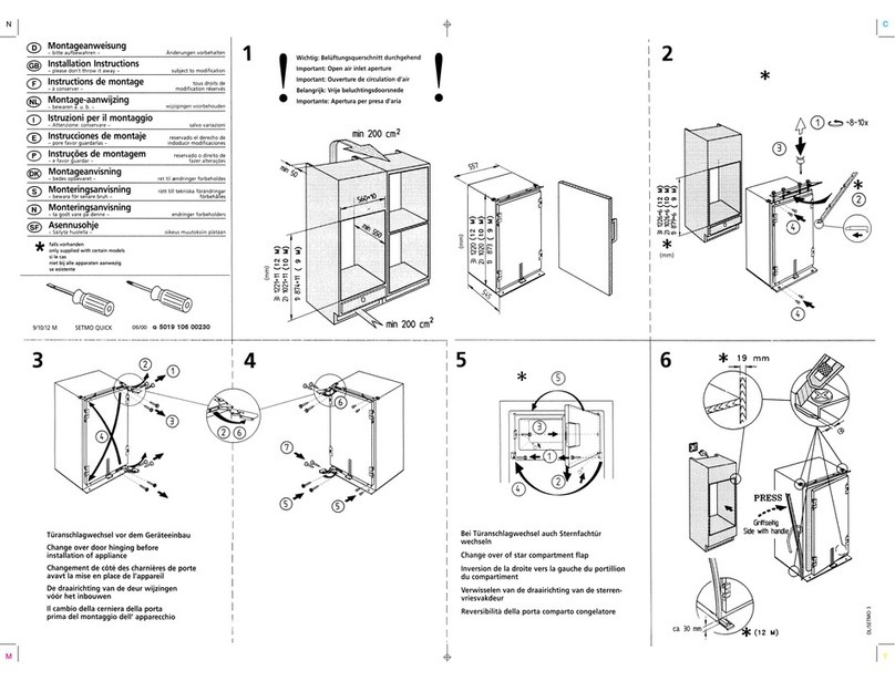 Smeg FR206AP installation instructions