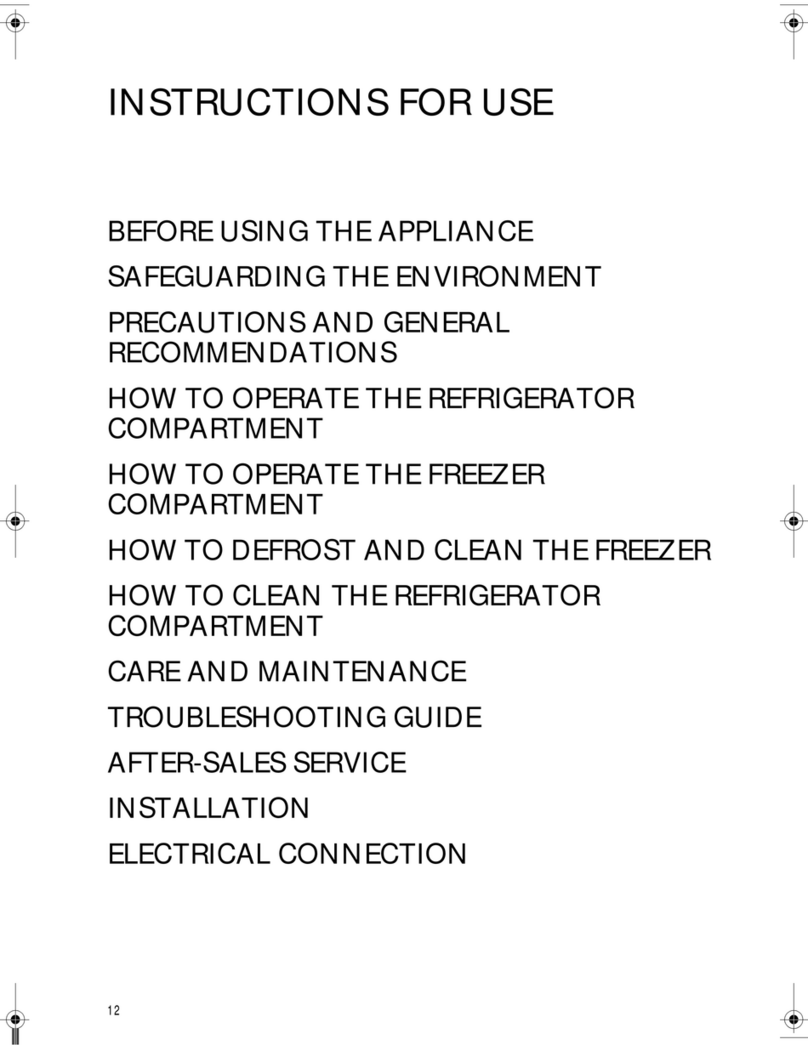 Smeg FR238A7 User manual