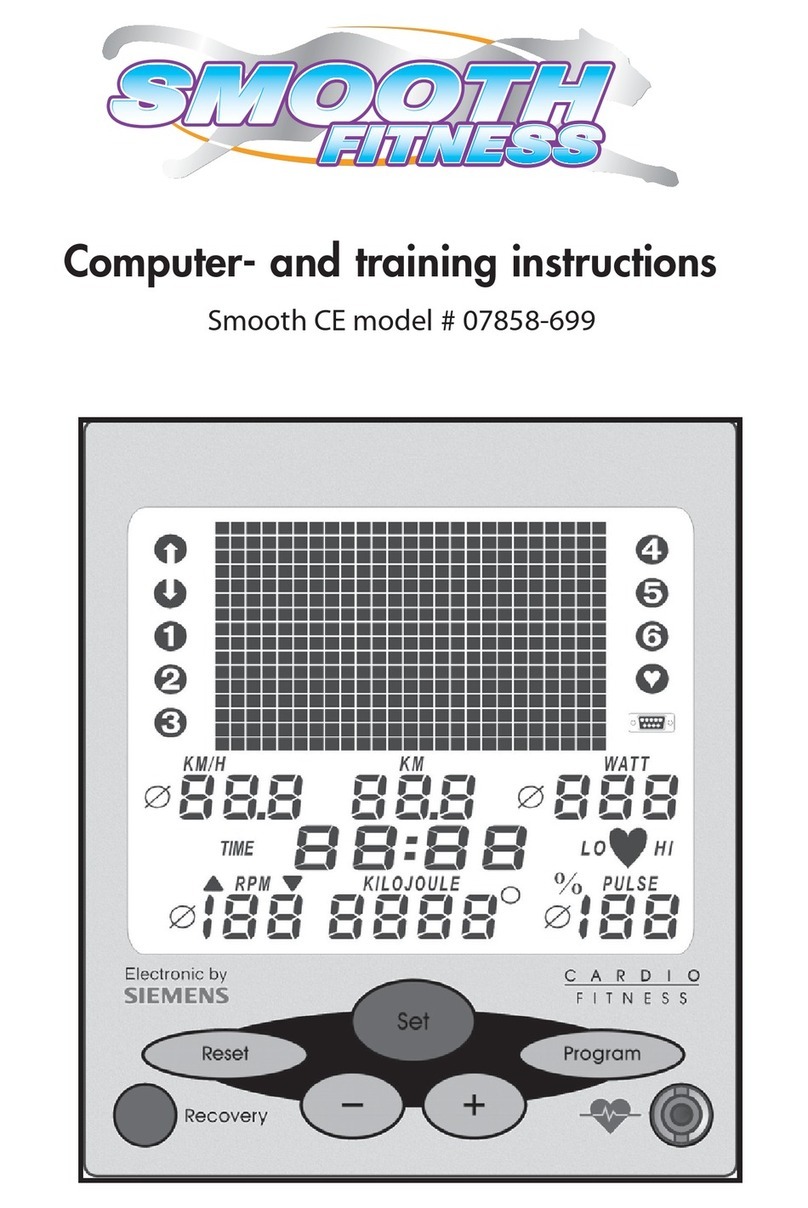 Smooth Fitness SMOOTH CE 07858-699 instructions