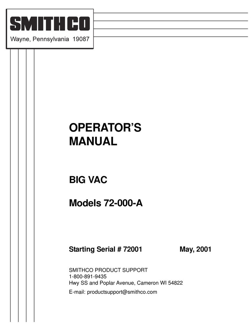 Smithco 72-000-A Operator's manual