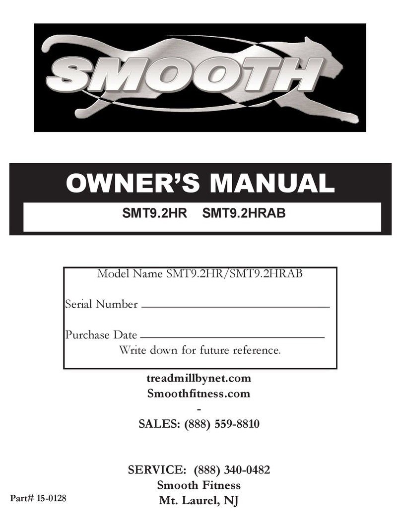 Smooth Fitness SMT9.2HR owner's manual