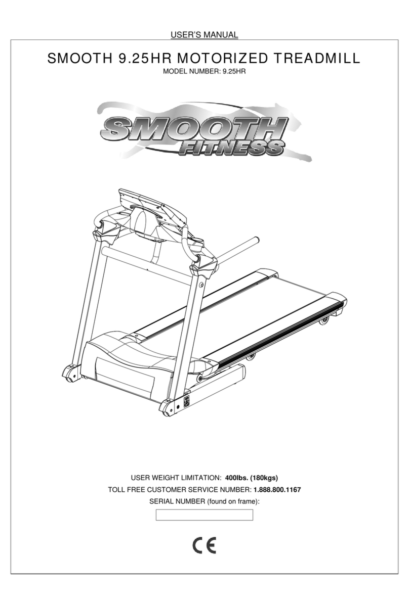 Smooth Fitness Smooth 9.25HR user manual