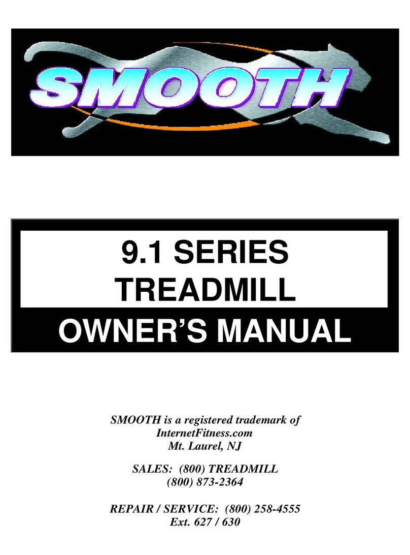 Smooth Fitness 9.1 SERIES owner's manual