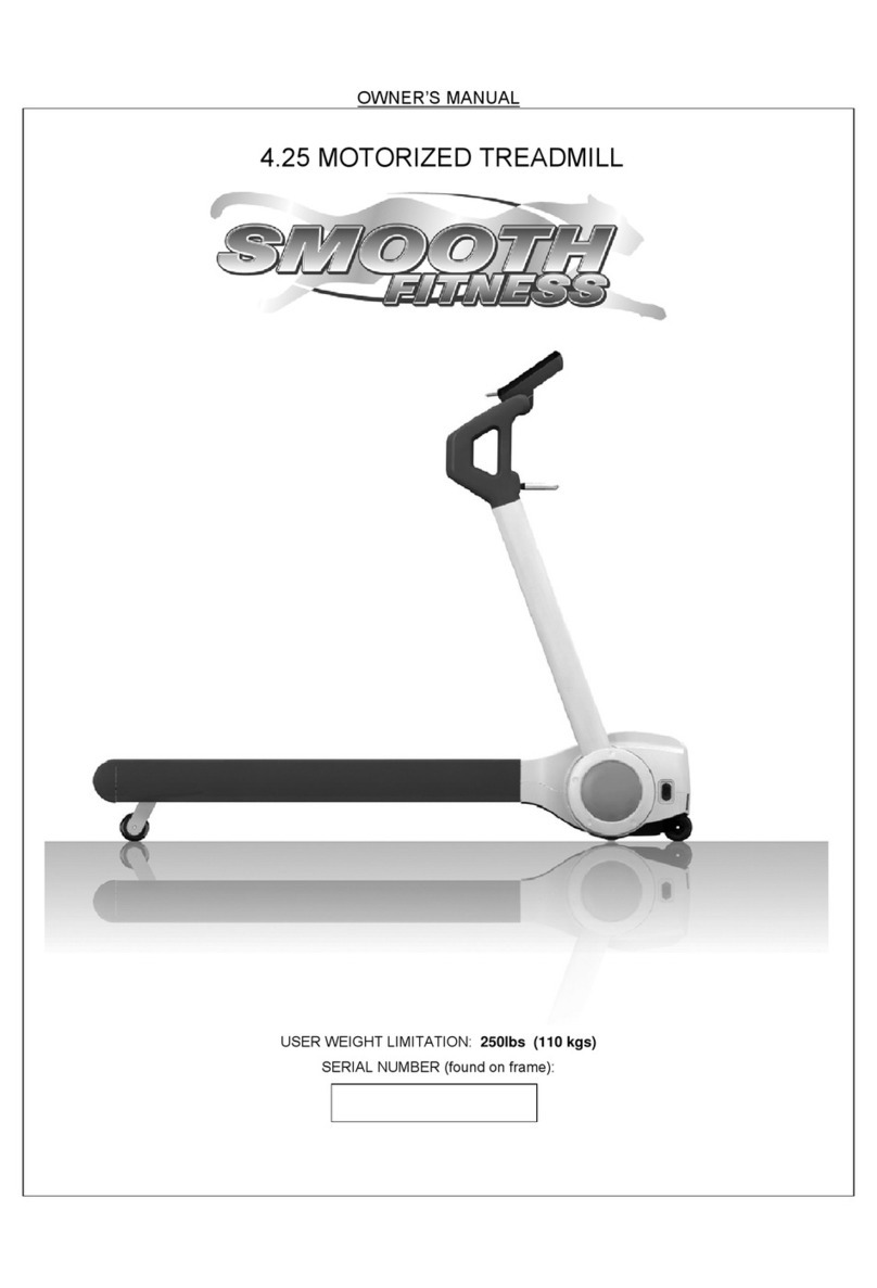 Smooth Fitness 4.25 owner's manual