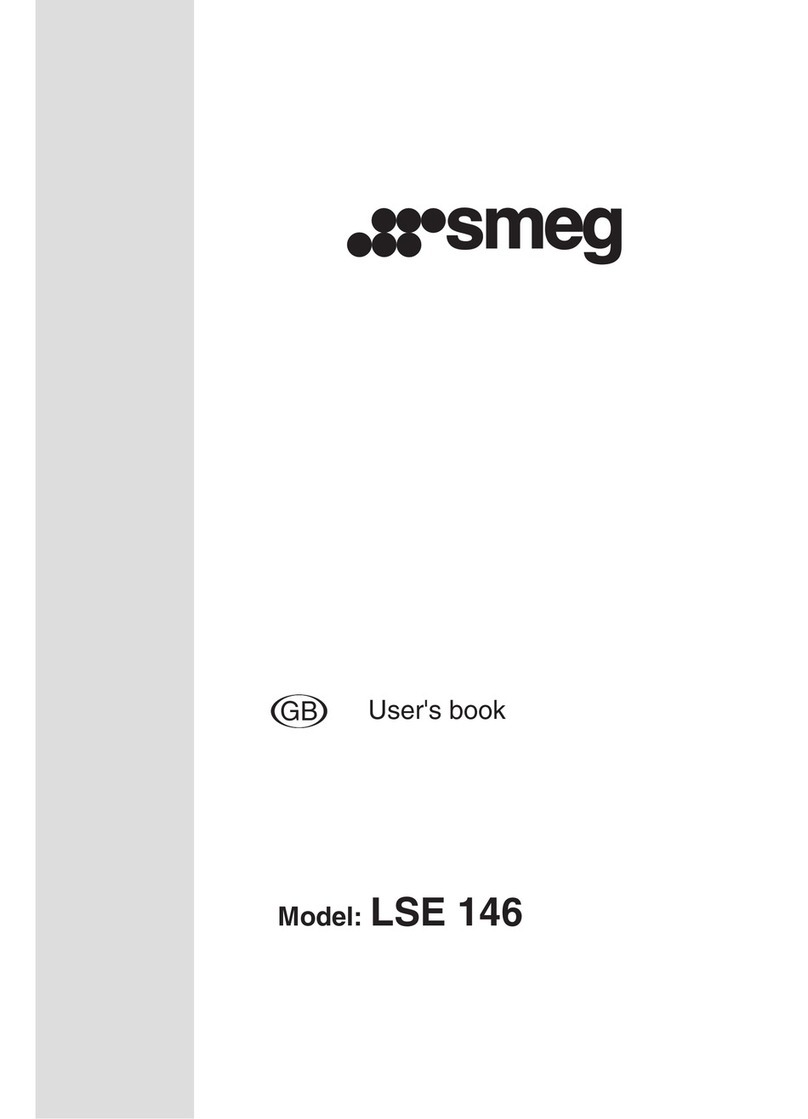 Smeg LSE 146 User's book Smeg LSE 146 User's book
