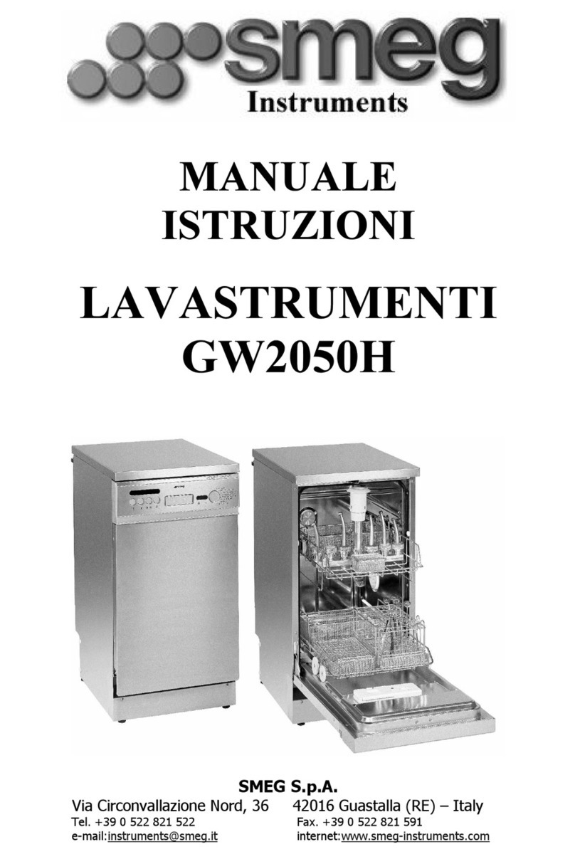 Smeg Instruments Washer GW2050H Manuale Istruzioni