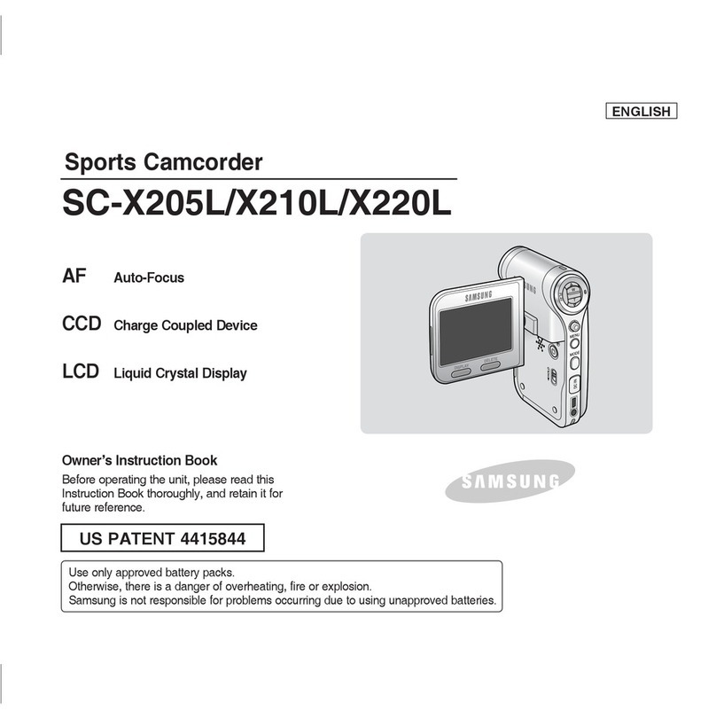 Samsung SC-X205L Owner's instruction manual