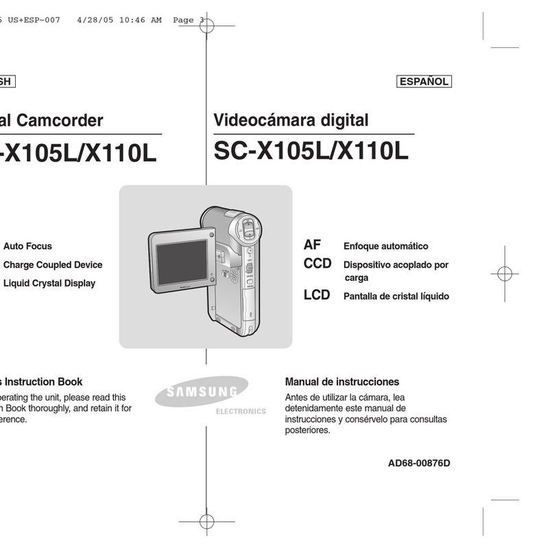 Samsung SC-X110L Owner's manual