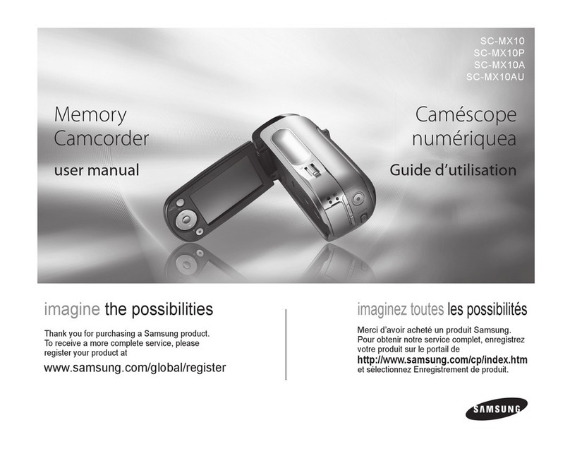 Samsung SC-MX10P User manual