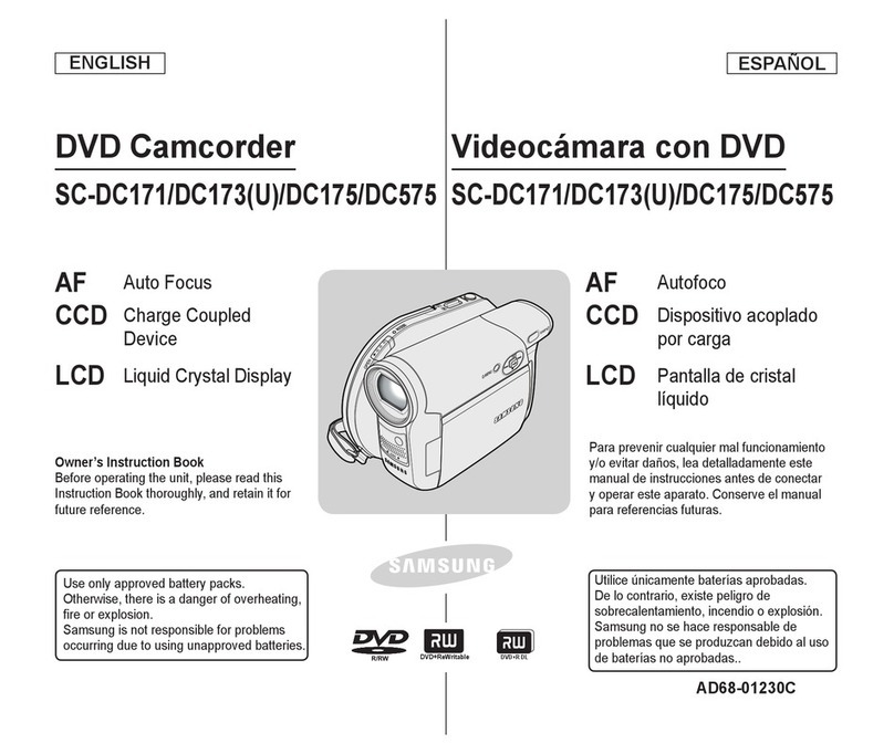 Samsung SC-DC575 Setup guide