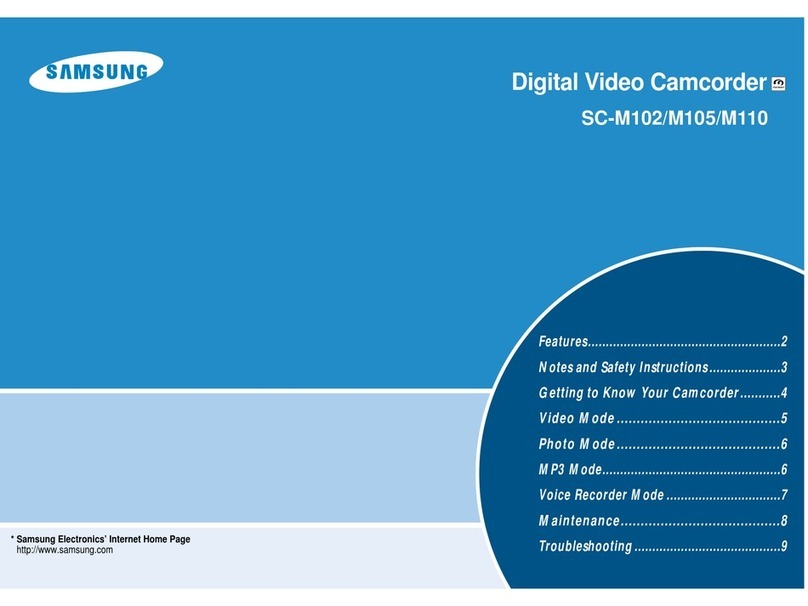 Samsung SC-M102 User manual