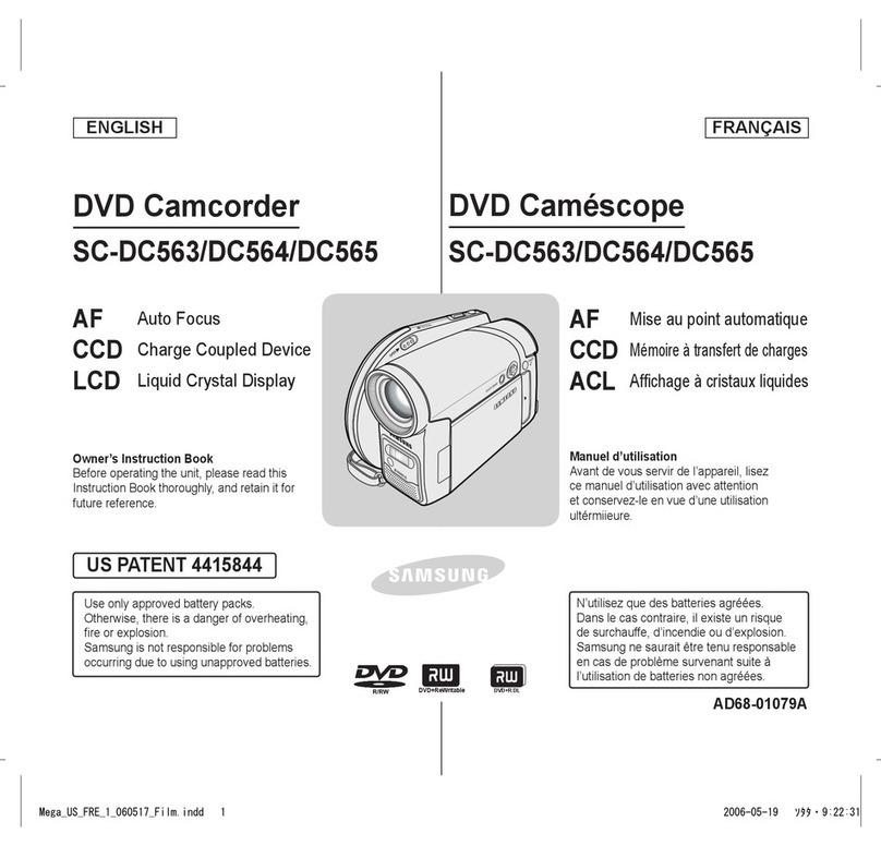 Samsung SC-DC563 Owner's manual