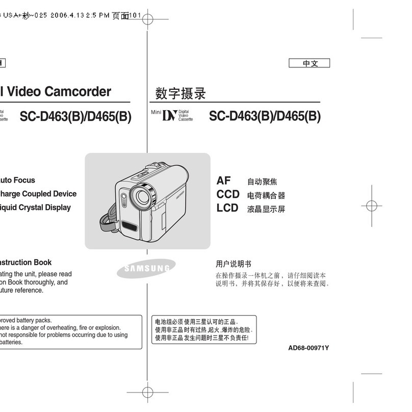 Samsung SC-D463(B)/D465(B) Owner's manual