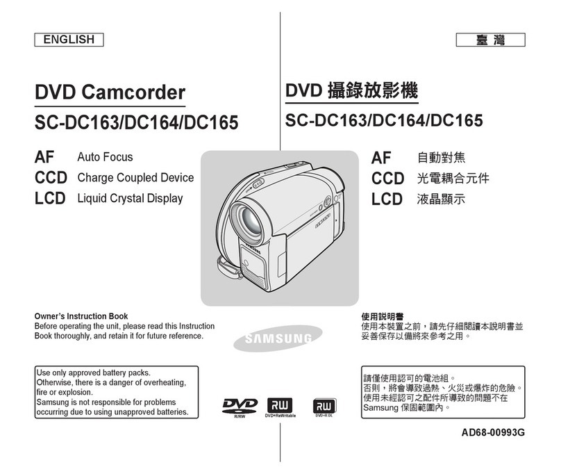 Samsung SC-DC163 Owner's manual