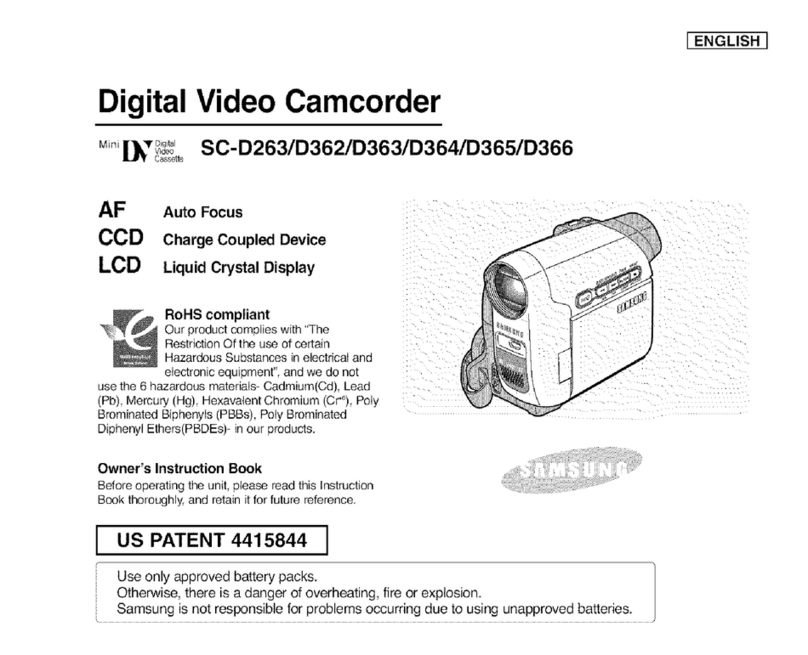 Samsung SC-D363 Owner's manual