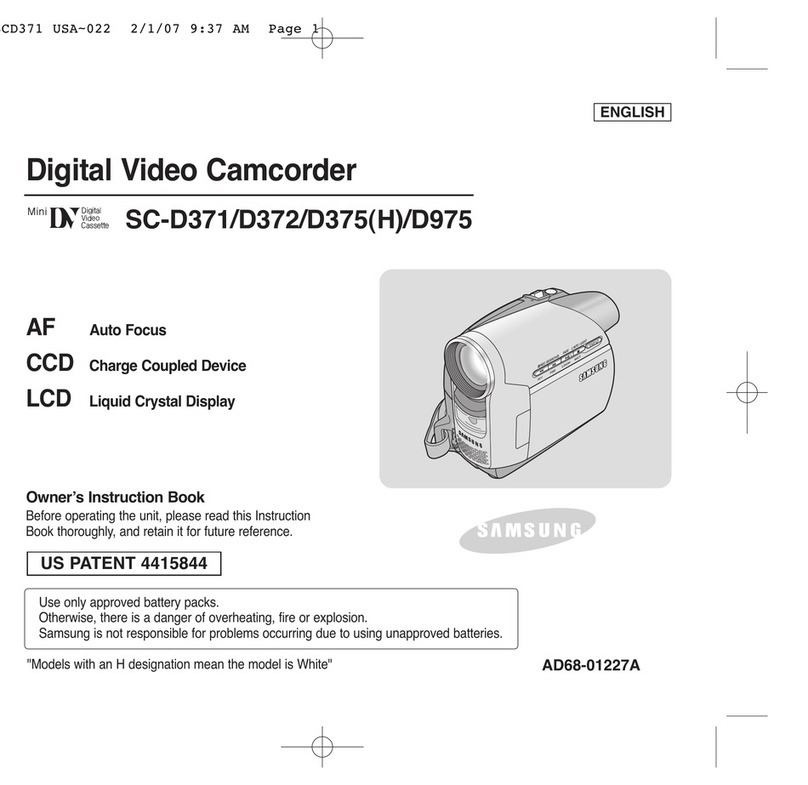 Samsung SC-D371 Owner's manual
