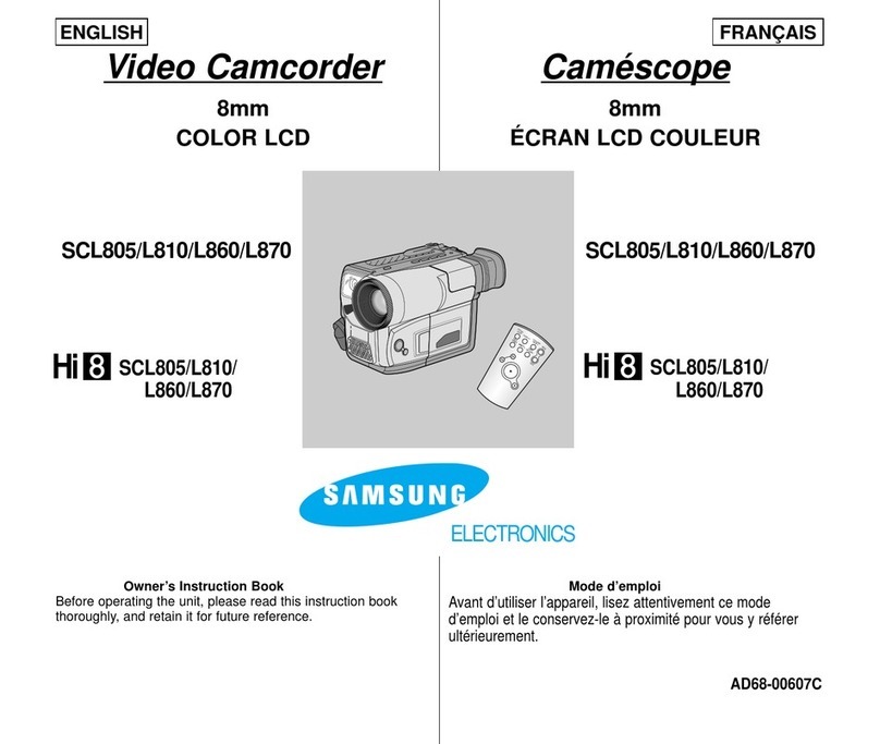 Samsung SCL805 Owner's instruction manual