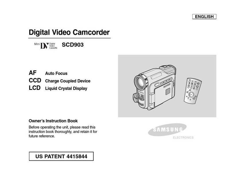 Samsung SC-D903 Owner's instruction manual