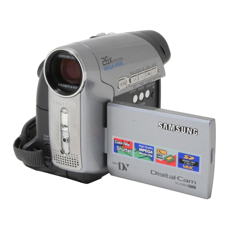 Samsung SC-D963 Setup guide