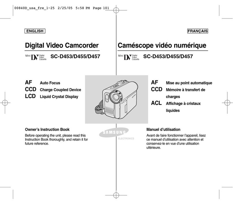 Samsung SC-D453 Owner's manual