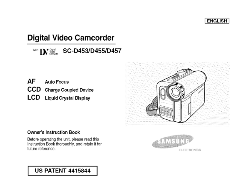Samsung SC-D455 Owner's instruction book