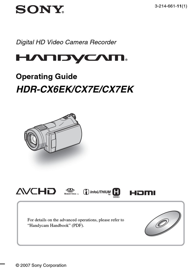 Sony Handycam HDR-CX6EK User manual