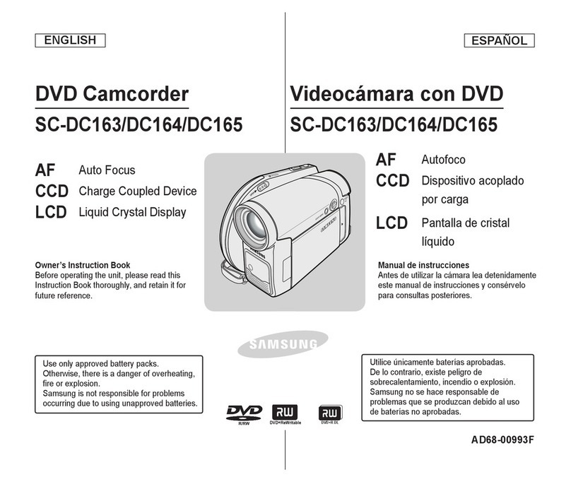 Samsung DC165 Setup guide