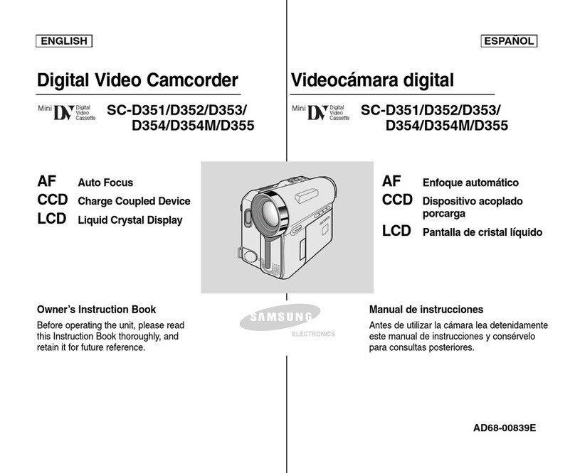 Samsung SC-D354M Owner's manual