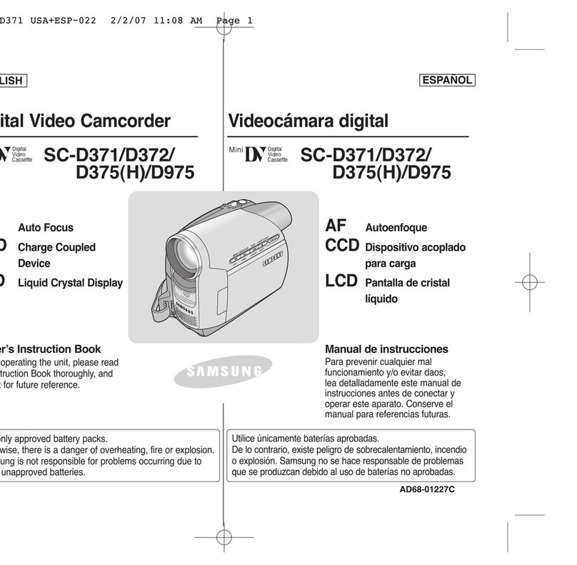 Samsung SC- D375(H) Setup guide