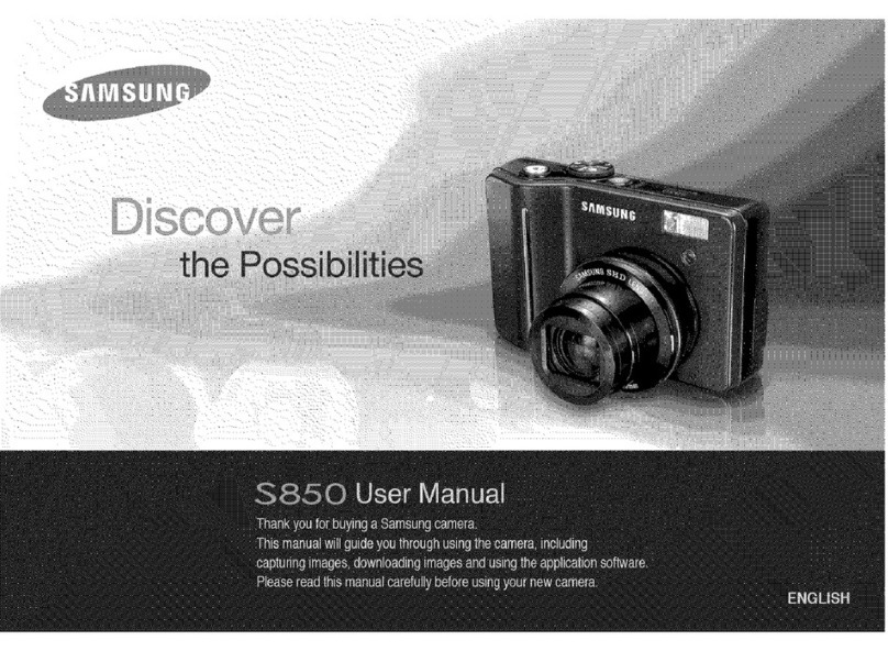 Samsung S850 - Digital Camera - Compact User manual