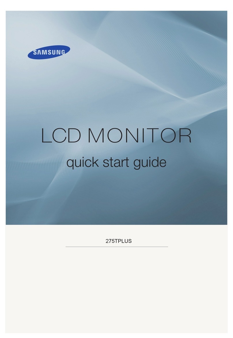Samsung SyncMaster 275TPLUS User manual