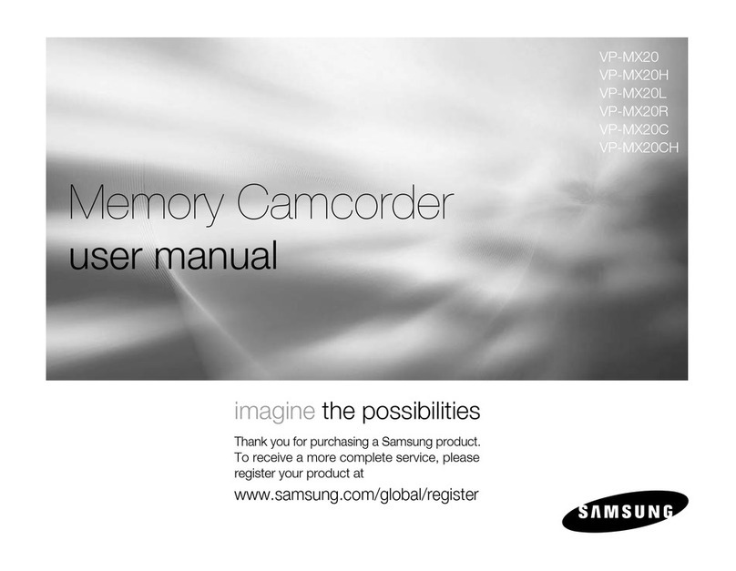 Samsung VP-MX20C User manual