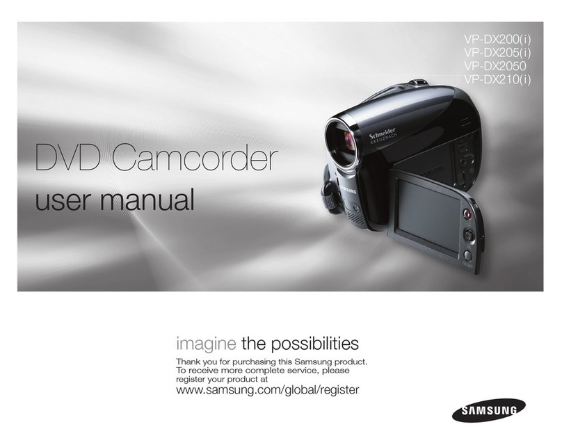 Samsung VP-DX205(i) user manual