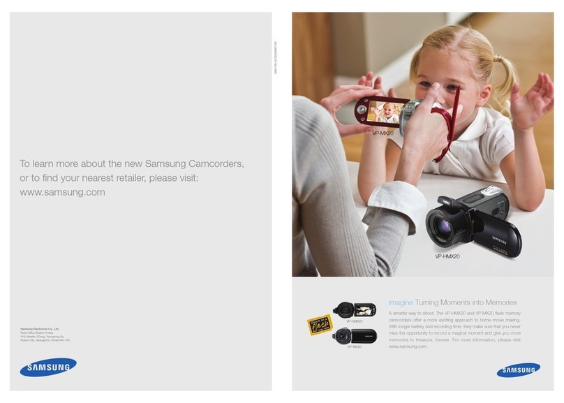 Samsung VP-HMX20C Brochure & specs
