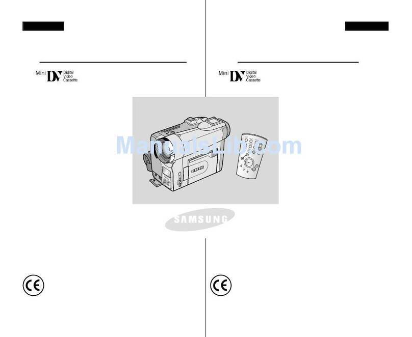 Samsung VP D 93 i owner's manual
